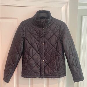 Eddie Bauer Women's Black Quilted Puffer Jacket